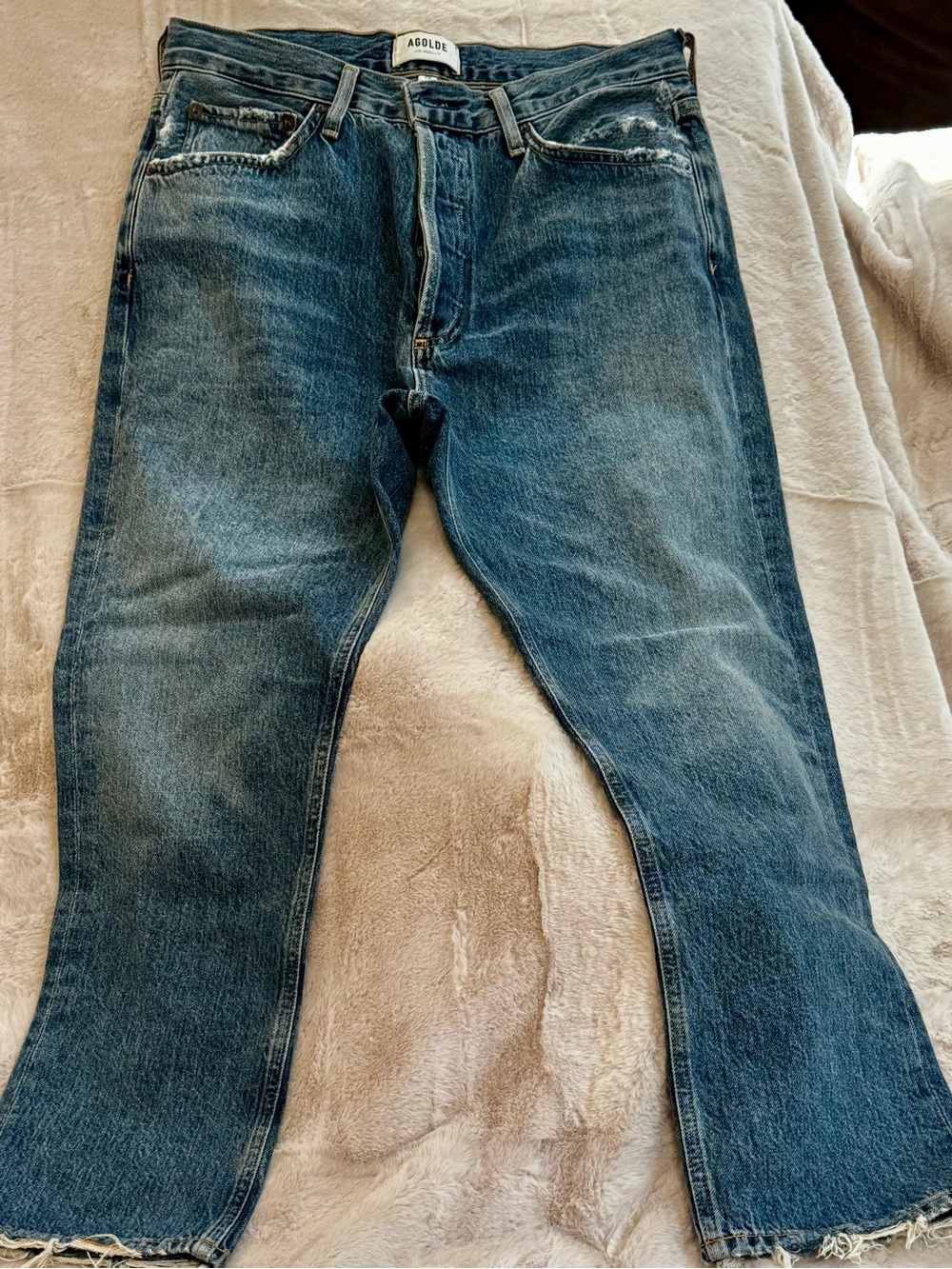 Agolde RILEY HIGH RISE STRAIGHT CROP JEANS NWOT